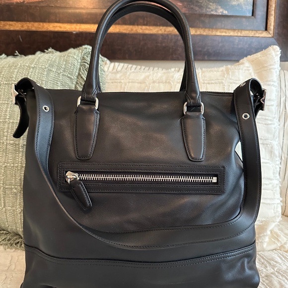 Coach Legacy Leather Rory NS Satchel 19892 Black MSRP $398 - Picture 2 of 9